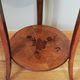 Pedestal table or harness in rosewood marquetry Louis XV style