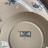 Set 8 dessert plate with serving dish