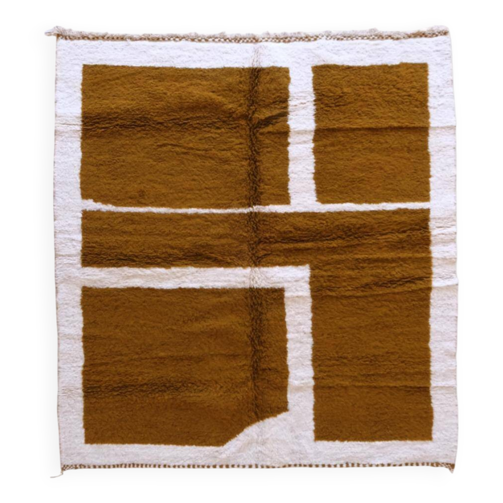 Contemporary wool rug - 266 x 228 cm