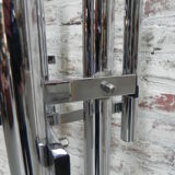 Standing chrome lamp uplight with 8 points of light