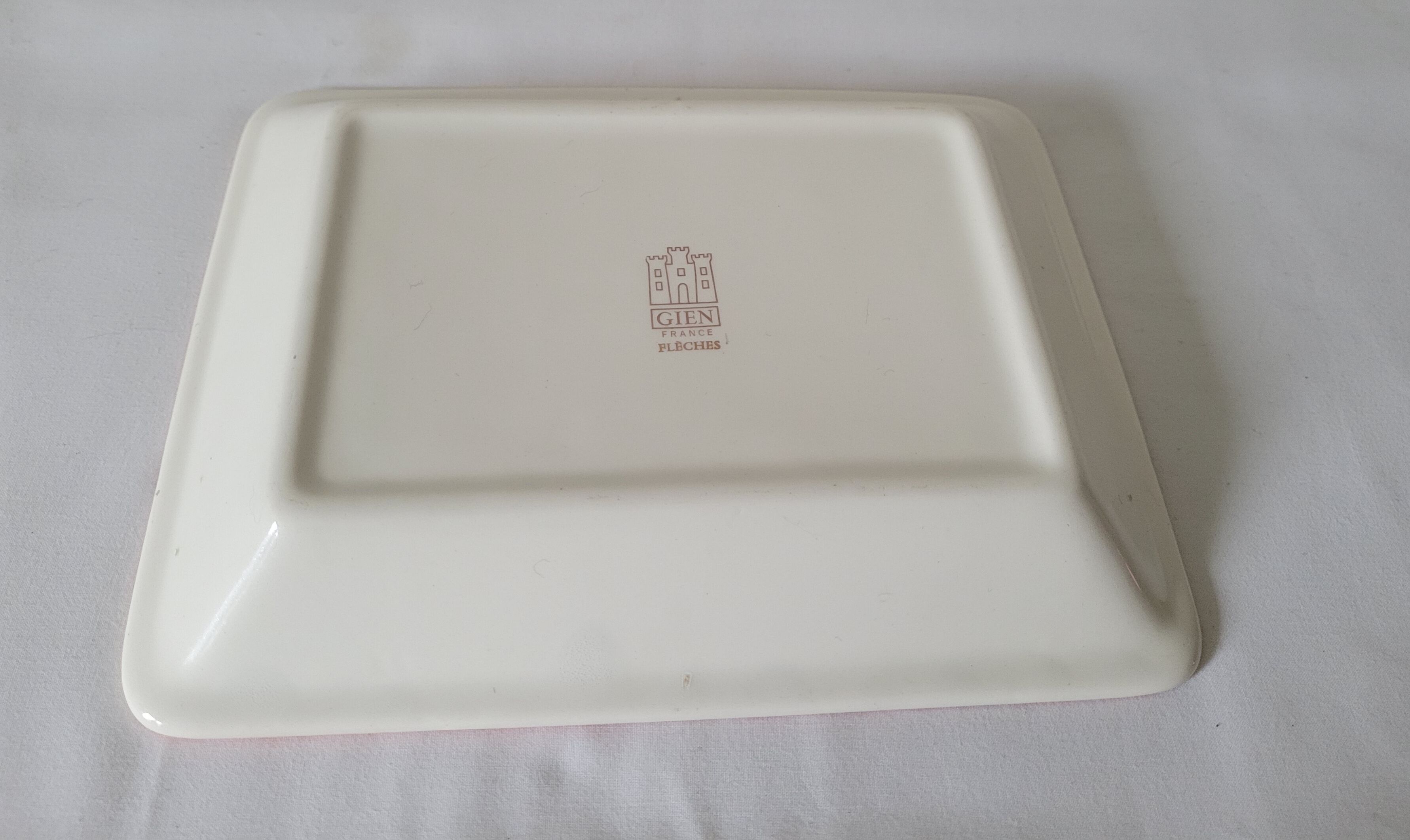 Ashtray Fleches faience of Gien