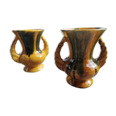 Paire de vases vintage céramique vintage