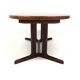 Scandinavian dining table in rosewood, Sweden, 1970.