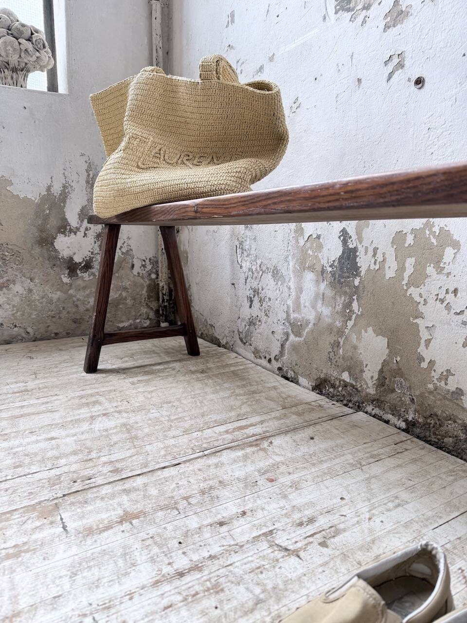Farm bench oak 1950