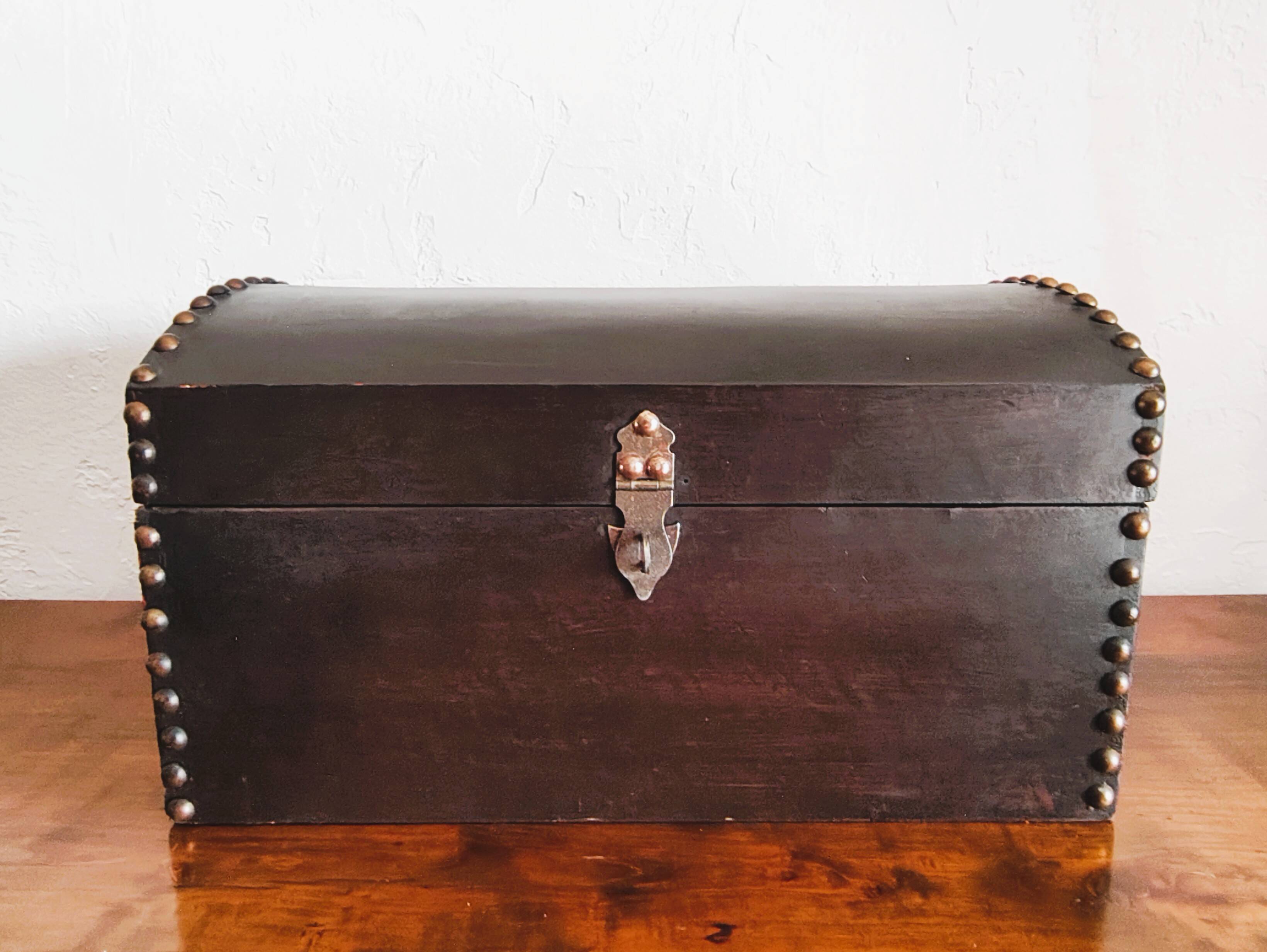 Small wooden chest