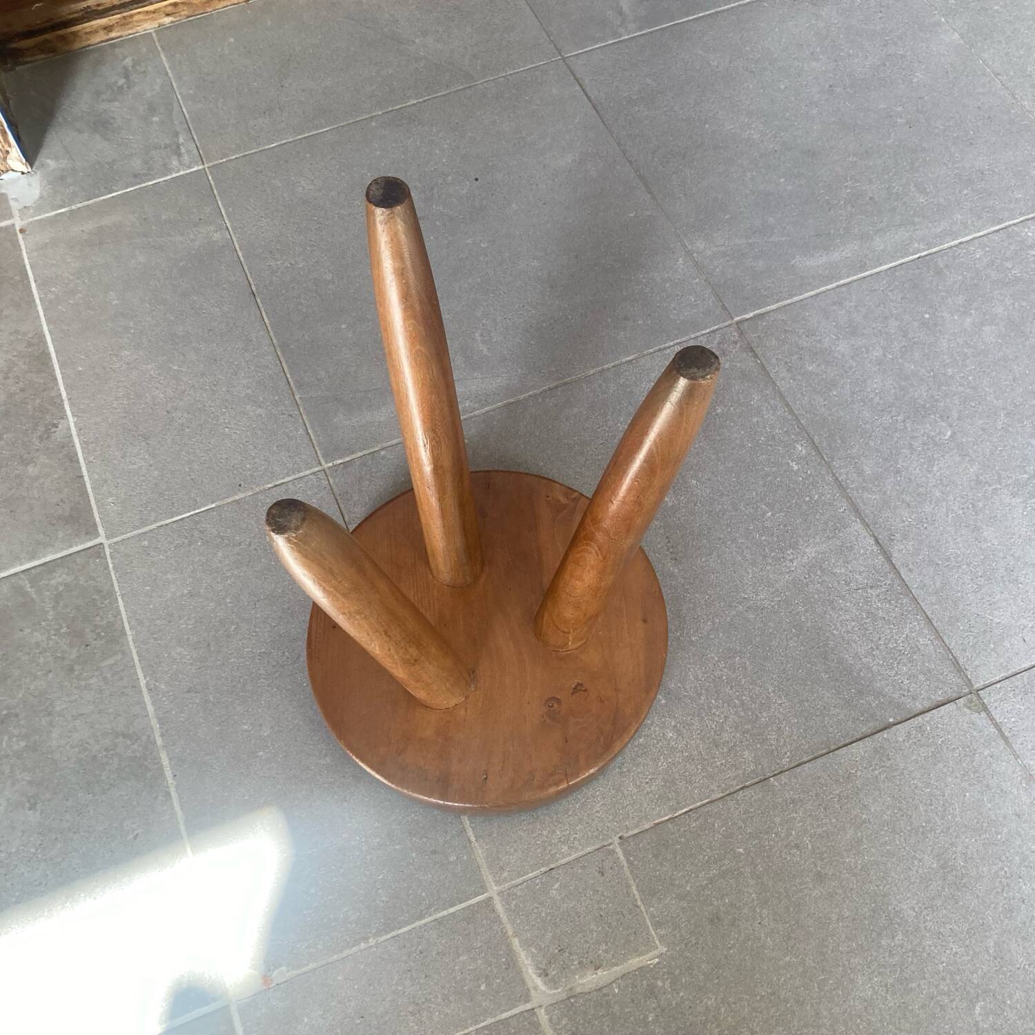 High cowherd stool by C. Perriand