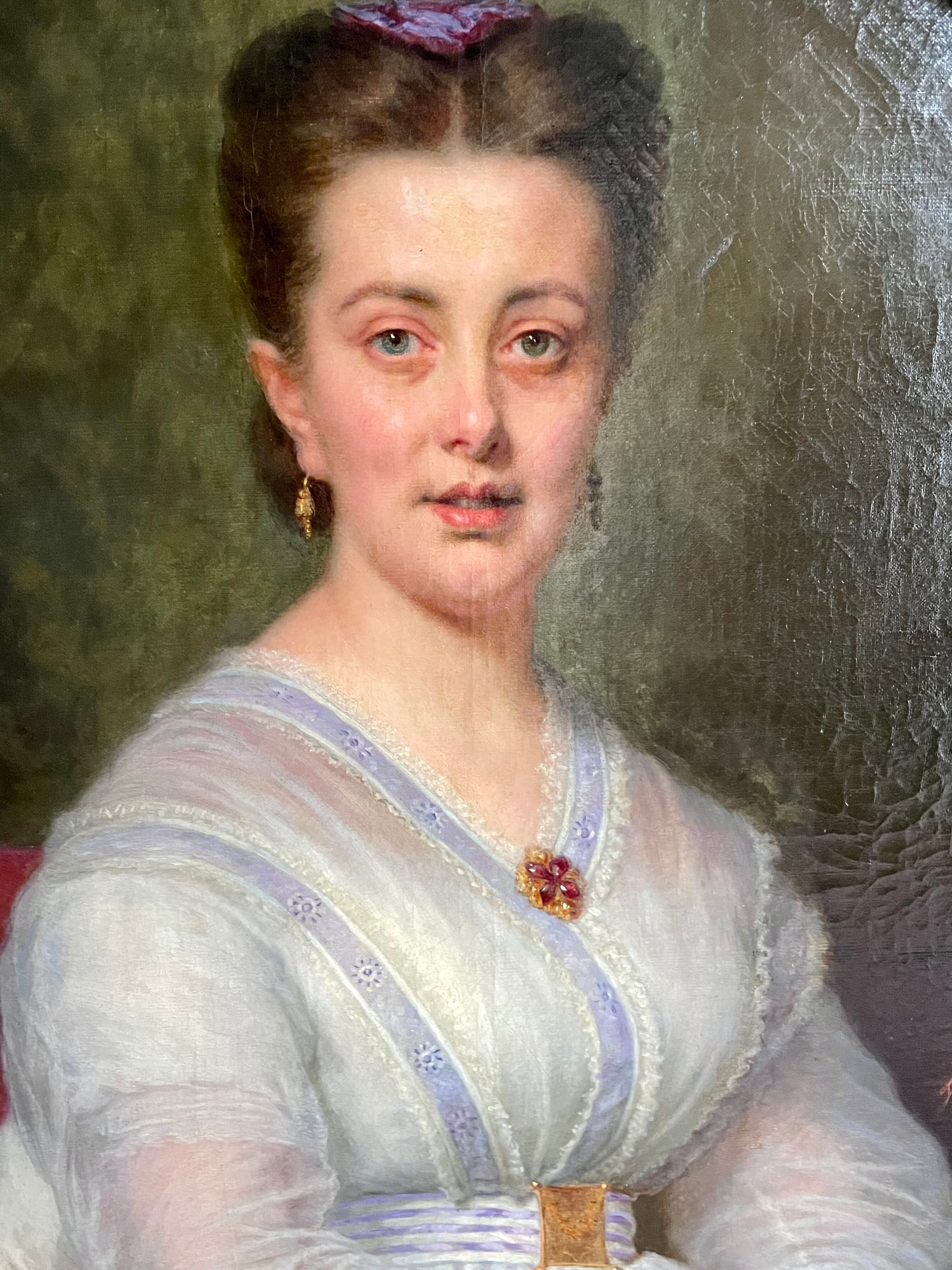 Portrait of an elegant woman