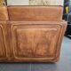 Roche Bobois vintage lounge from the 80s – cognac buffalo leather – 2 sofas + pouf