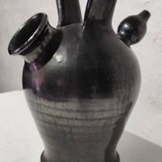 Gargoulette en céramique noire – Attribuée à Robert Picault (Valallauris),