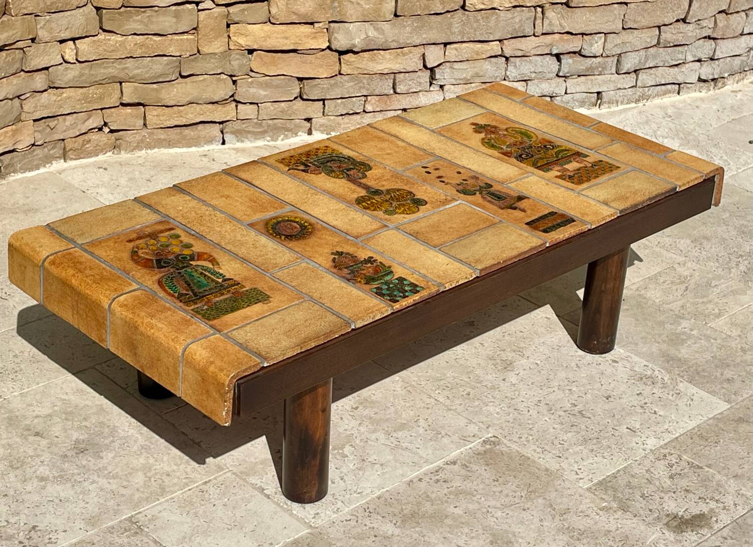 Ceramic coffee table by Roger CAPRON