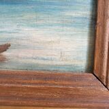Old landscape painting.