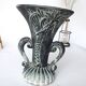 Baluster vase decorated with palm trees, 1950s style