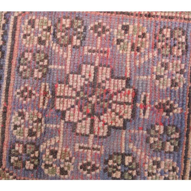 Vintage Turkish Handmade Wool Cotton Orange Runner 80x325