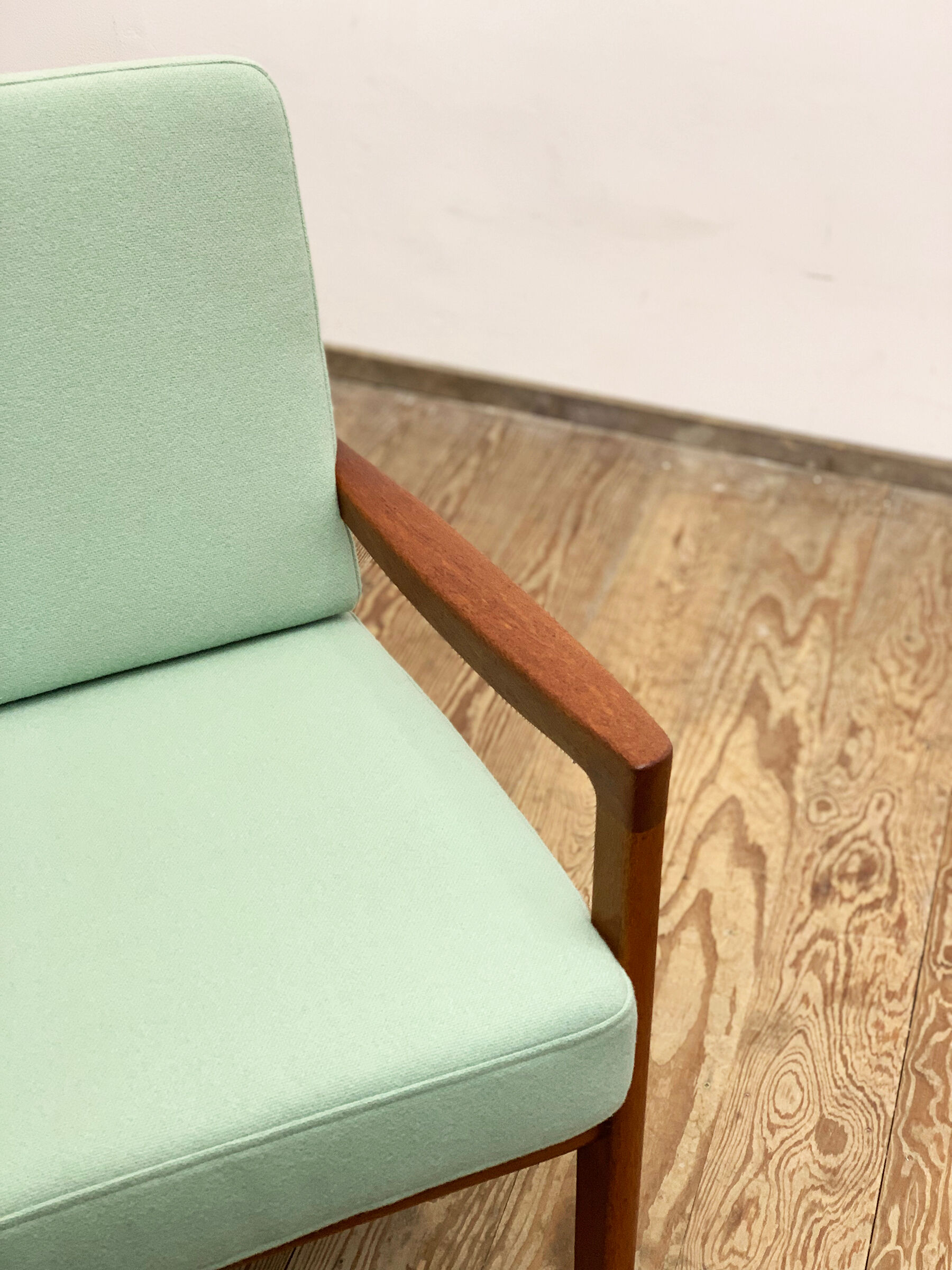 Teak armchair or easy chair by Ole Wanscher for France & Son, Mid Century Modern Danish Design, 1950er