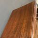 Antique mahogany roll-top filing cabinet with 10 drawers