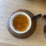 Lot Tasses & Coupelles Sarreguemines Domino