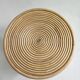 Rattan side table