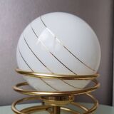 Golden spiral lamp from the 70s