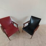 Fauteuil scandinave vintage années 70