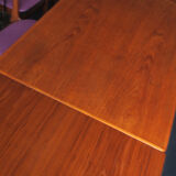 Teak extendable model 8 dining table by Johannes Andersen for Christian Linneberg, 1960s