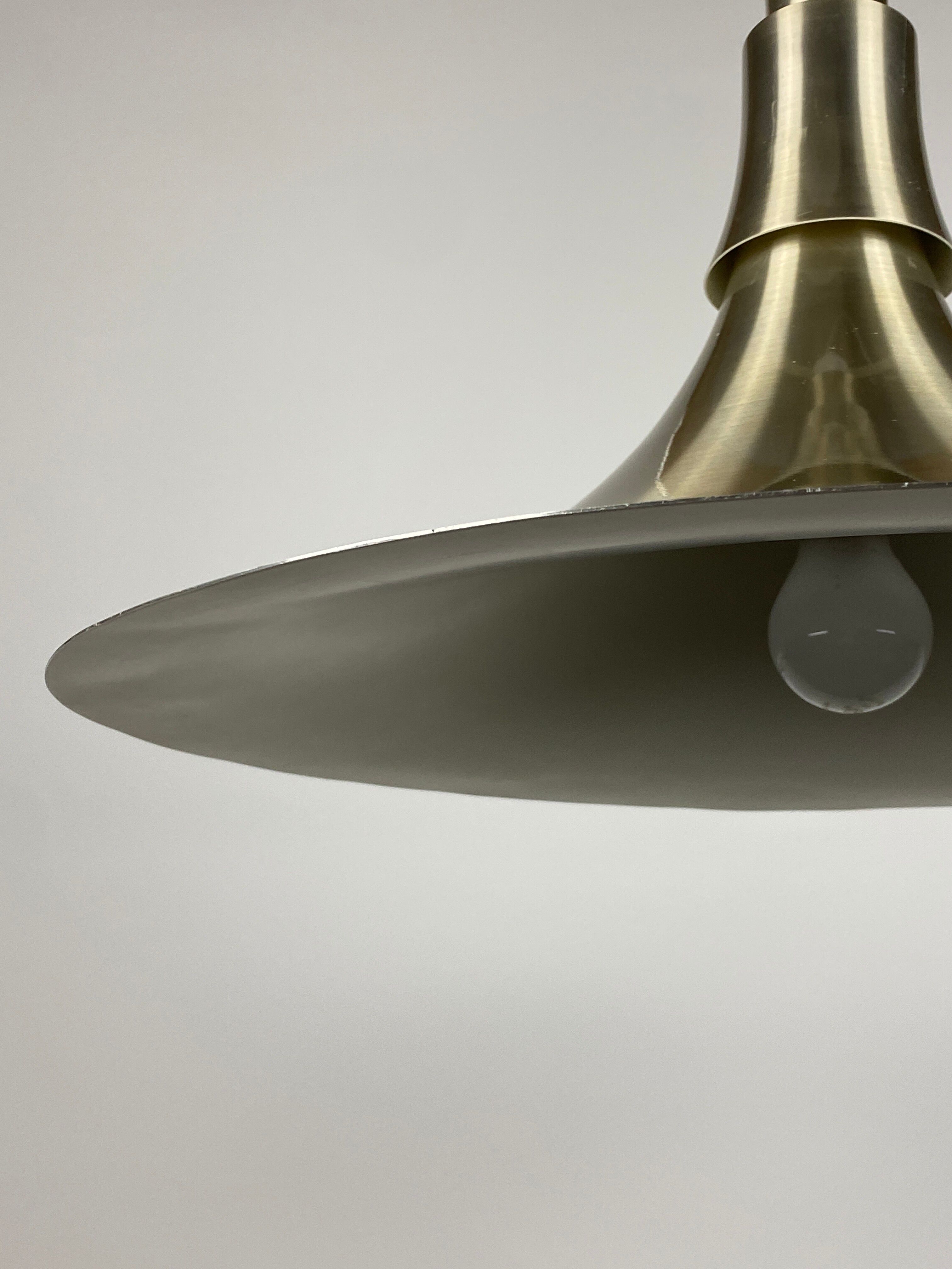 Trumpet shaped Pendant Lamp by Bent Nordsted for Lyskaer Belysning