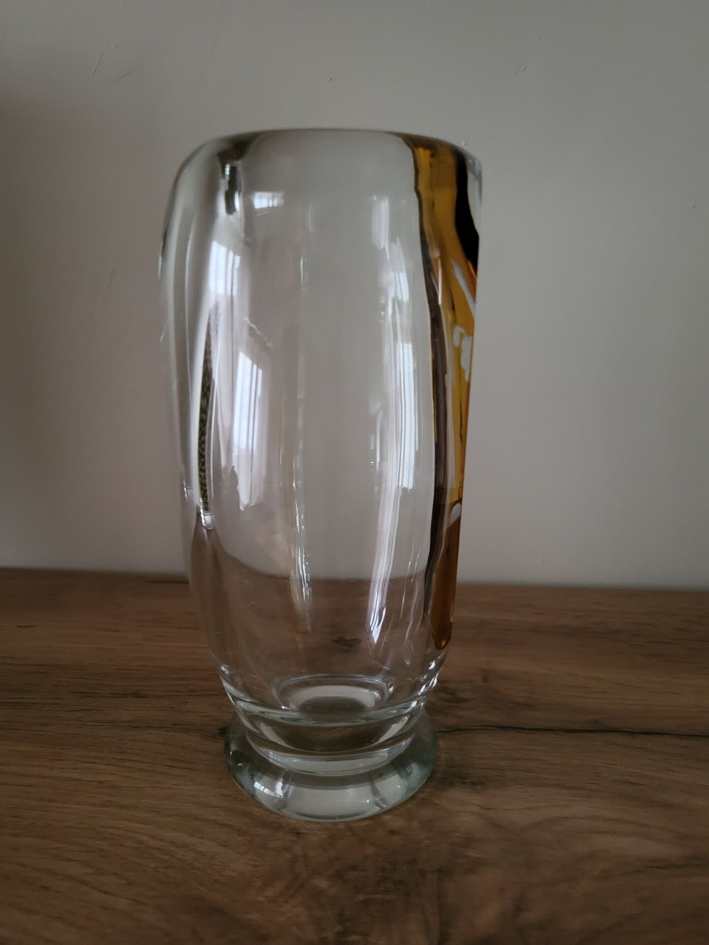 Decorative glass vase Art Deco Woman