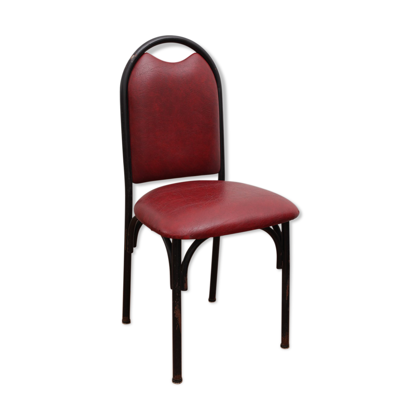Red vintage bistro chair
