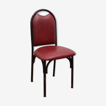 Red vintage bistro chair