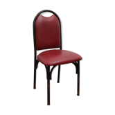 Chaise de bistrot vintage rouge
