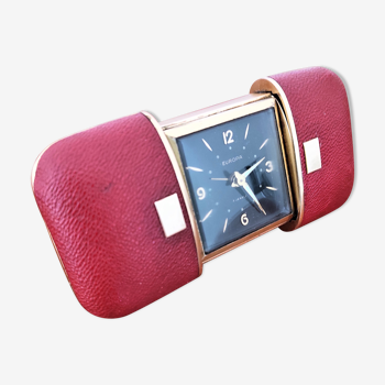 Travel alarm clock, Europa brand around the 1950s/1960