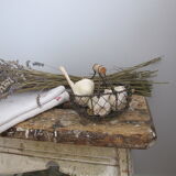 Mini basket in wire metal