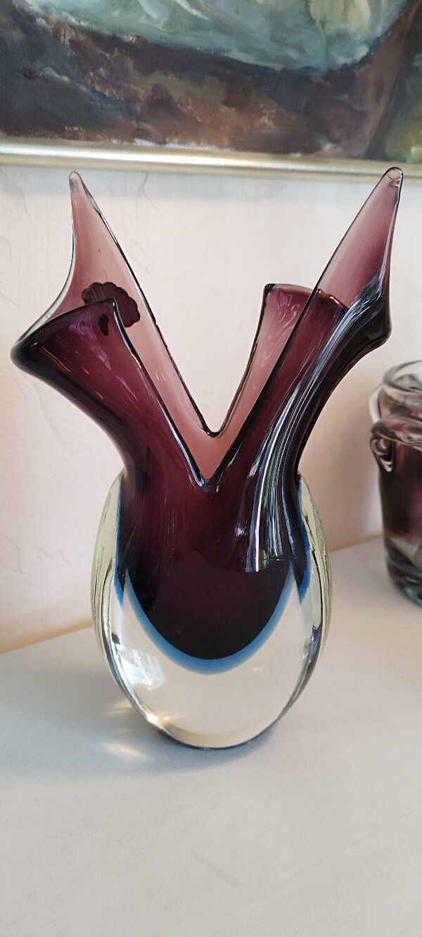 Vase Sommerso Murano Italie