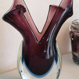 Sommerso Murano Vase Italy
