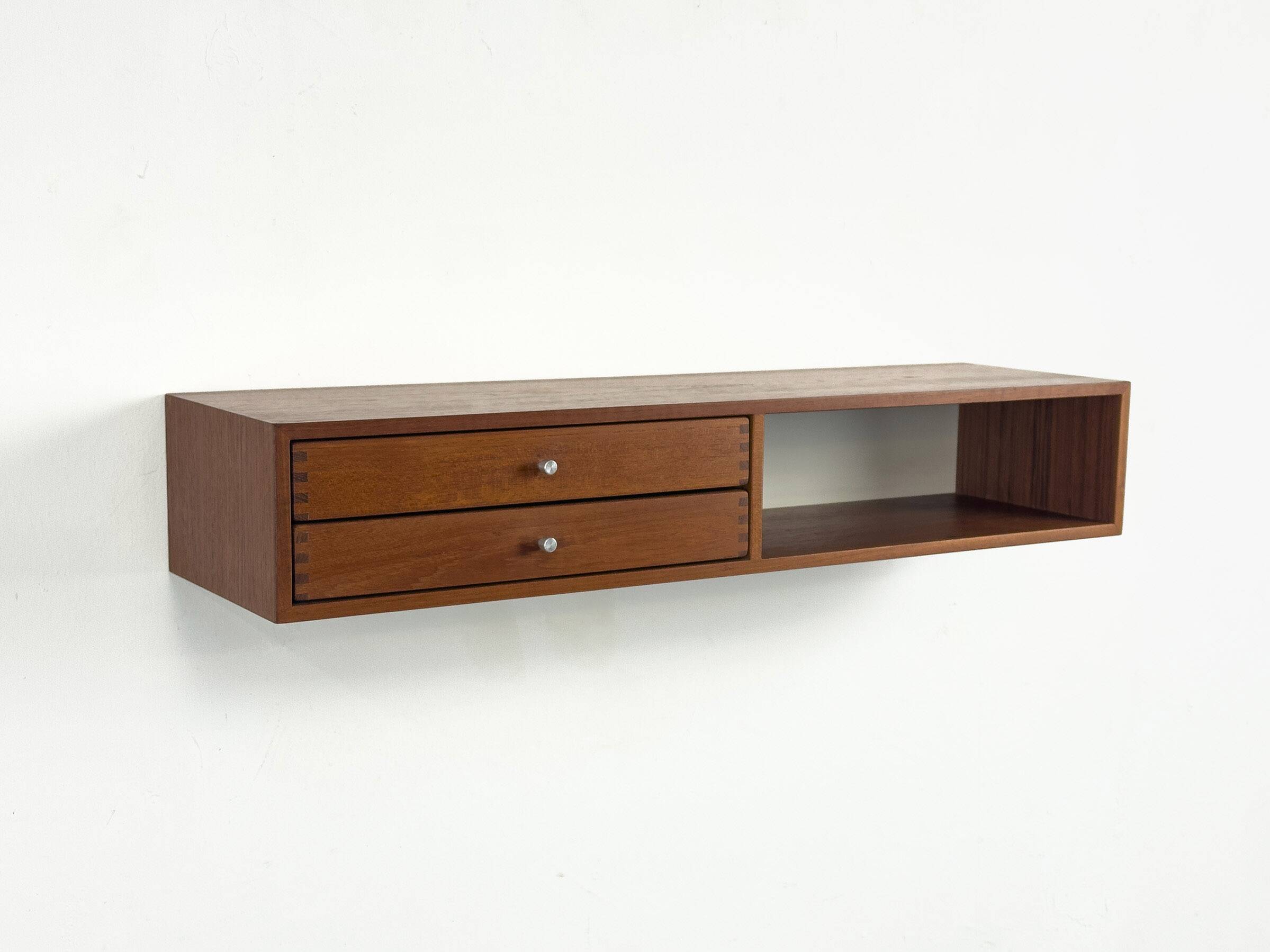 Teak Wall Console No. 132 by Kai Kristiansen for Aksel Kjersgaard, 1960s