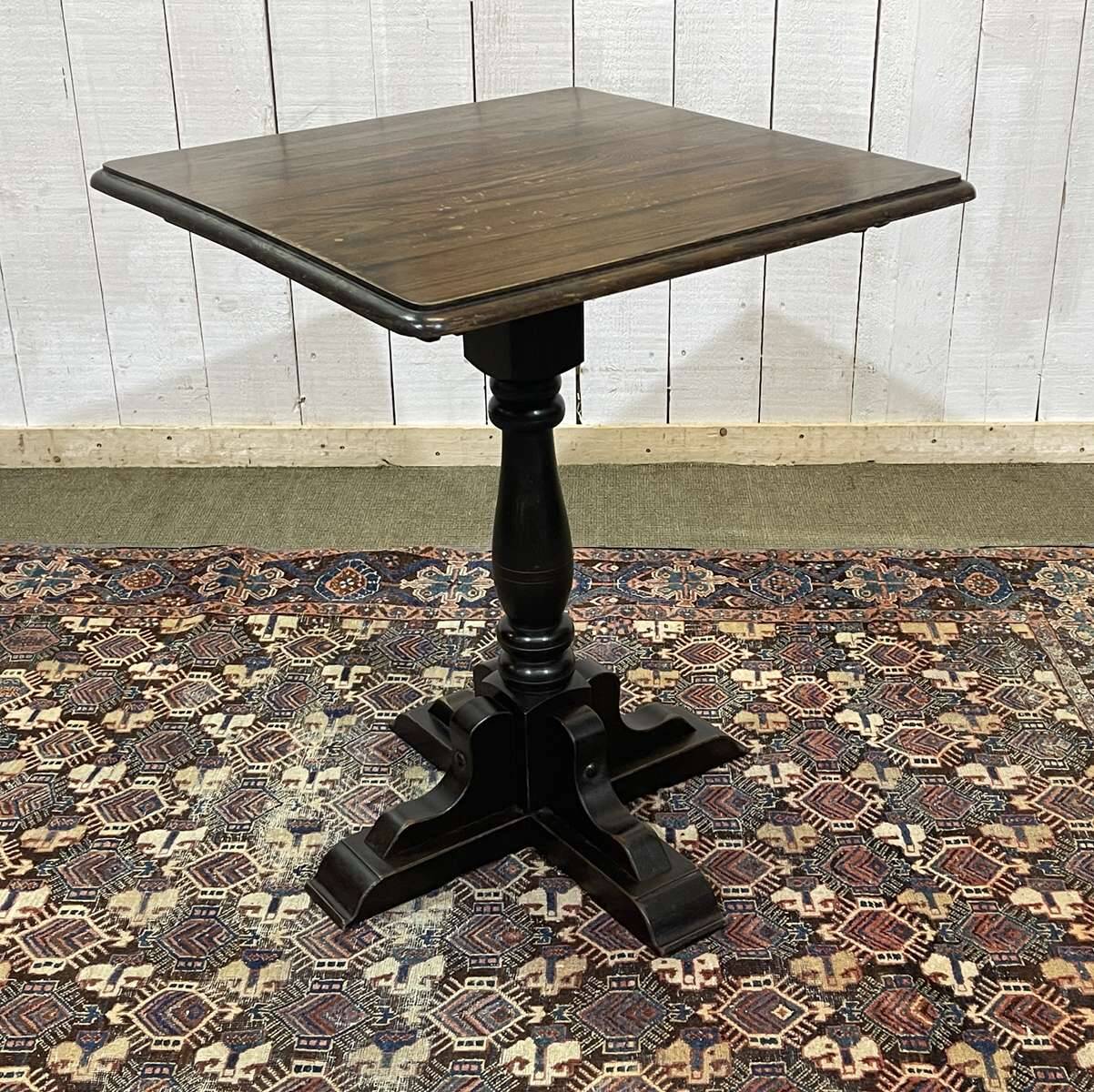 1970s English elm bistro table