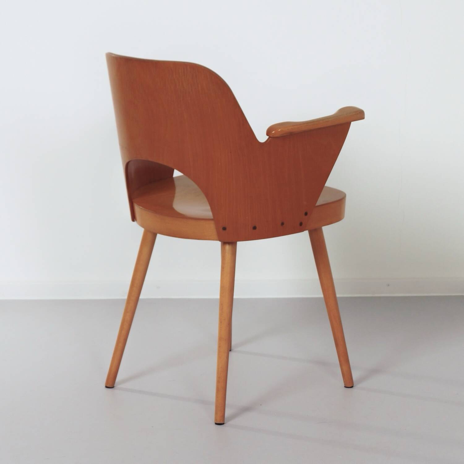 Vintage armchair 1515 by oswald haerdtl for thonet, 1950s
