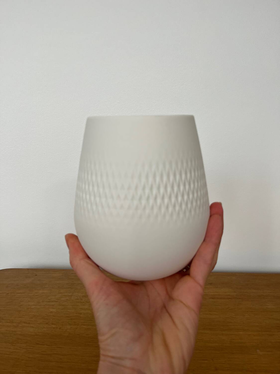 Vase biscuit porcelain Villeroy and Boch