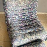 Shoe cabinet with its pouf by Michel Ducaroy for Ligne Roset.