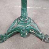 Marble marble and wrought iron vintage bistro table