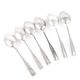 Set of table spoons, silver-plated brass, HEFRA, Poland, 1970s