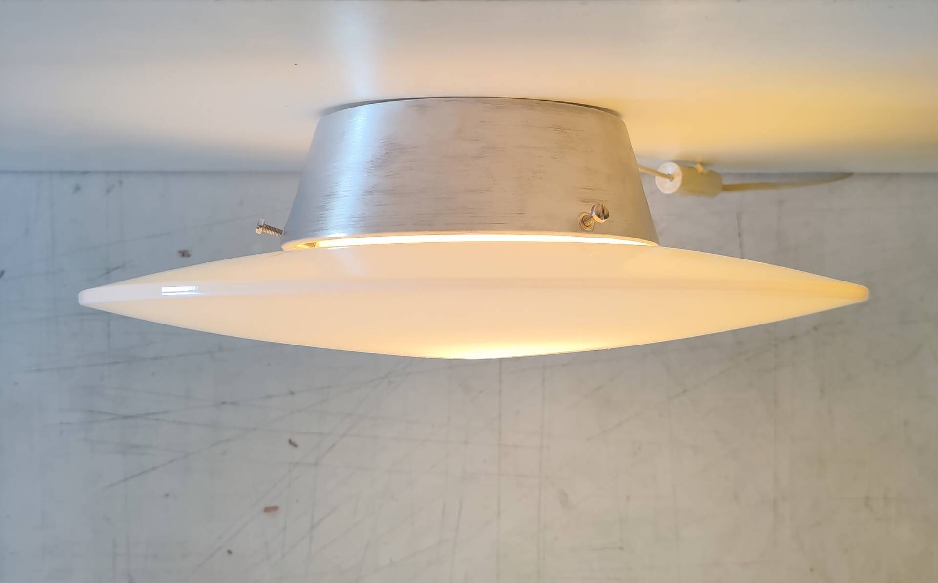 Ceiling light or wall lamp model Eklipta by Louis Poulsen - 1950s/60s