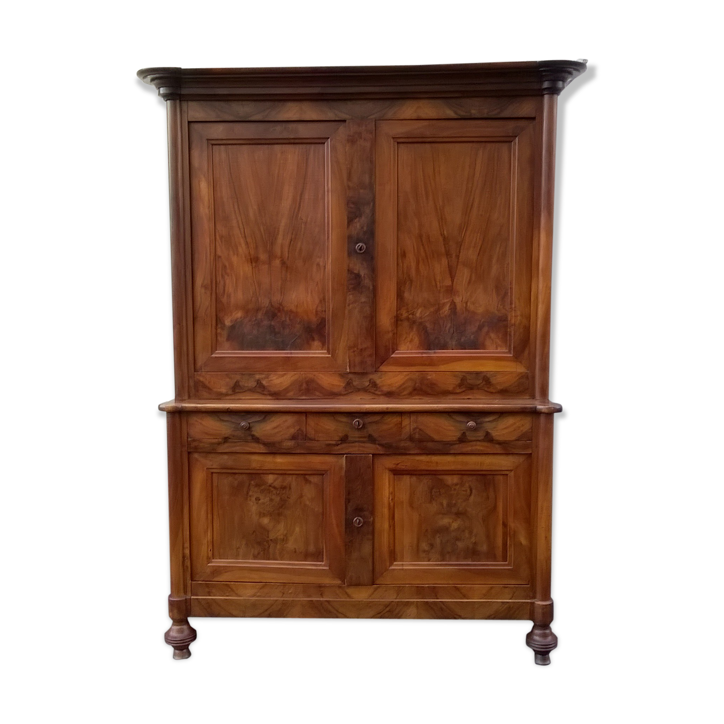 Old buffet two period walnut Empire bodies