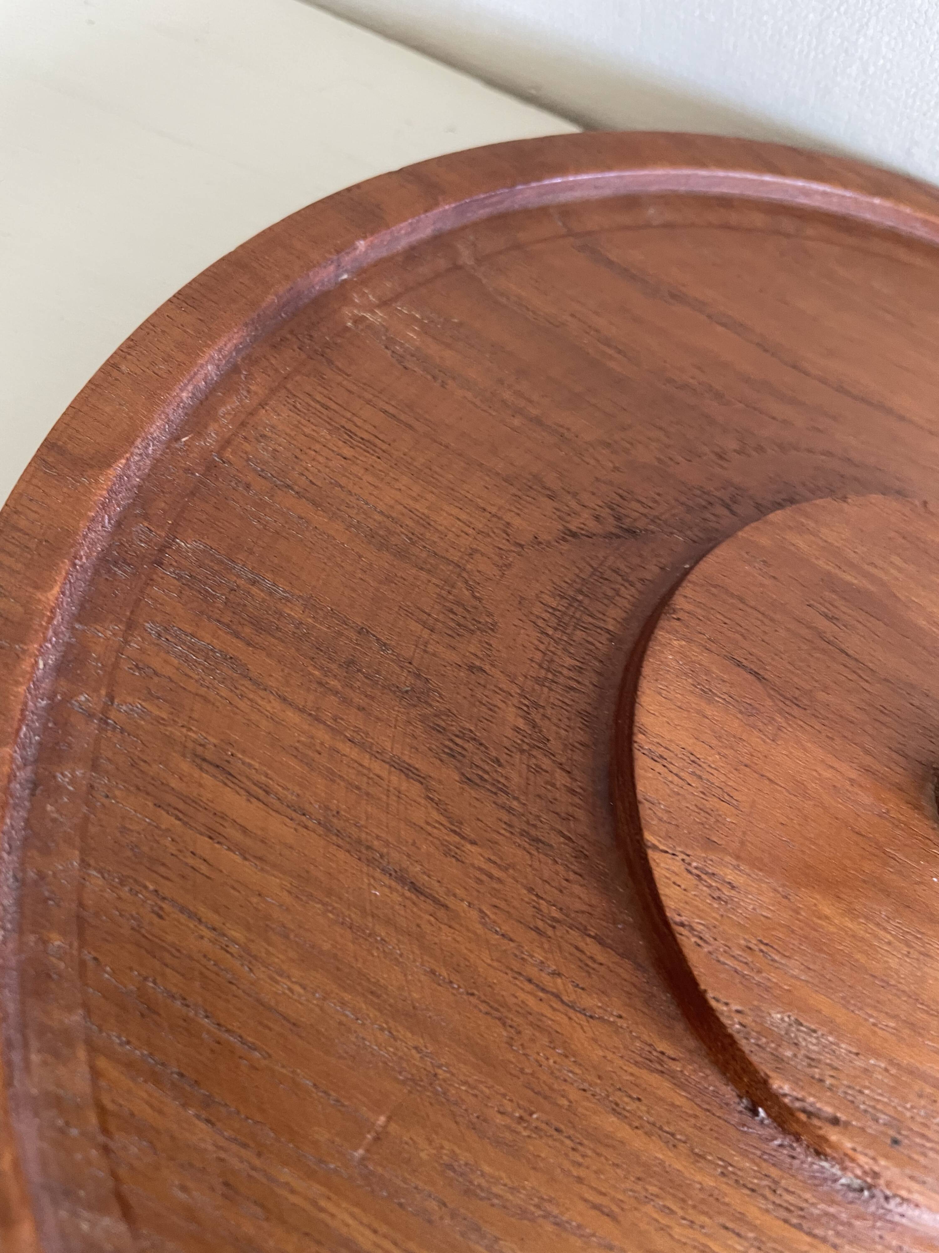 Vintage Teak Condiment Tray