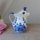 Old milk jug small cow pitcher in delf blue holland ceramic hand painted