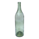 Ancienne grande bouteille artisanale en verre soufflé vert – H50 cm