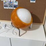 Orange table lamp in Bauhaus style