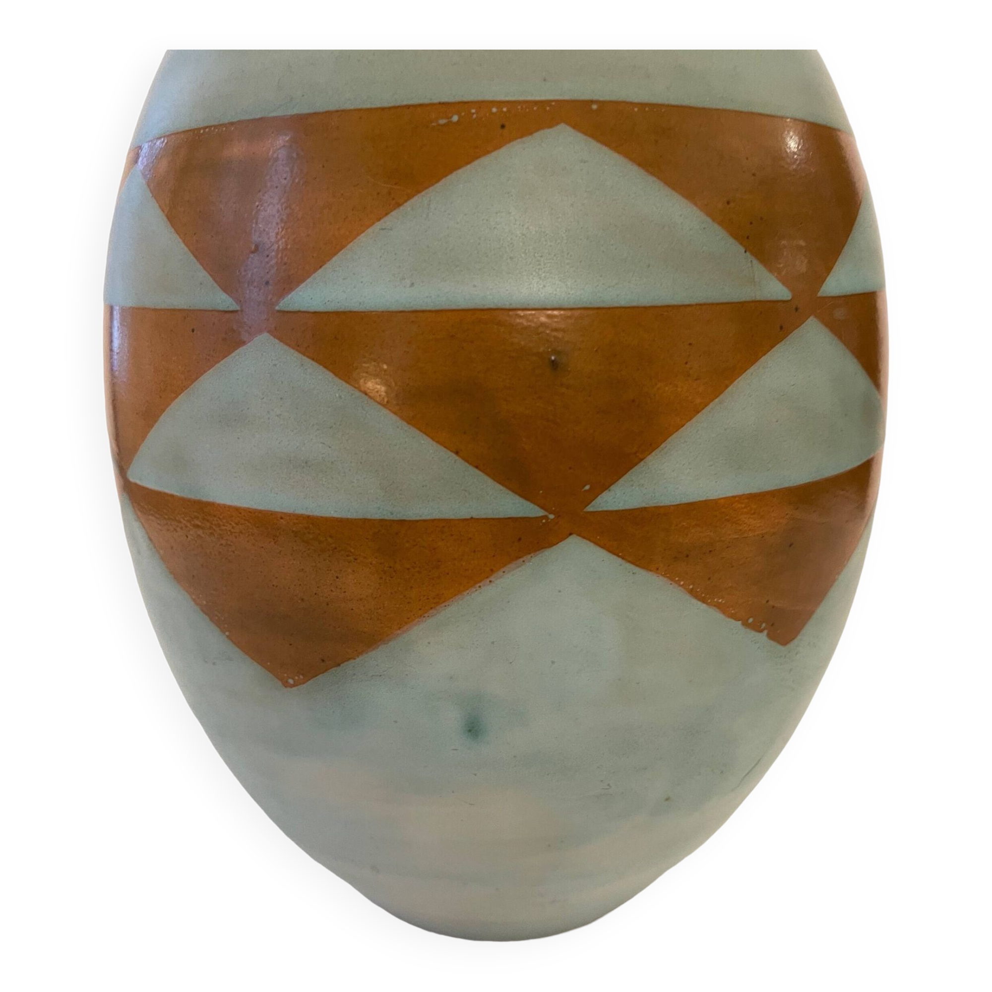 Boch Frères Keramis, Large Art-Deco Vase