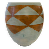 Boch Frères Keramis, Large Art-Deco Vase