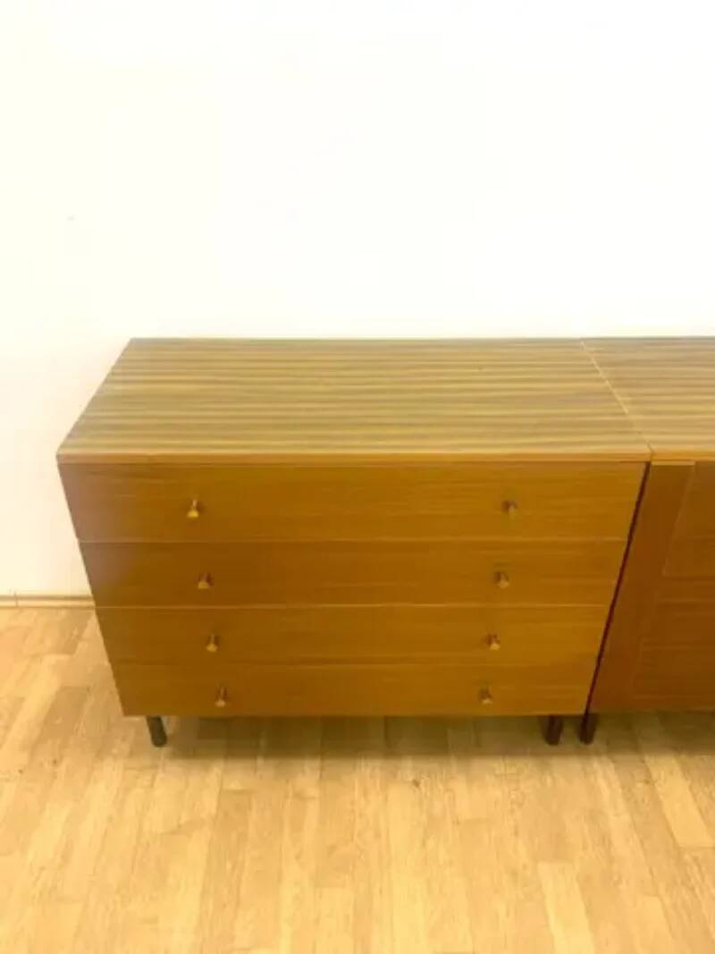 Paire de commodes Hikor Písek, Tchécoslovaquie, 1970