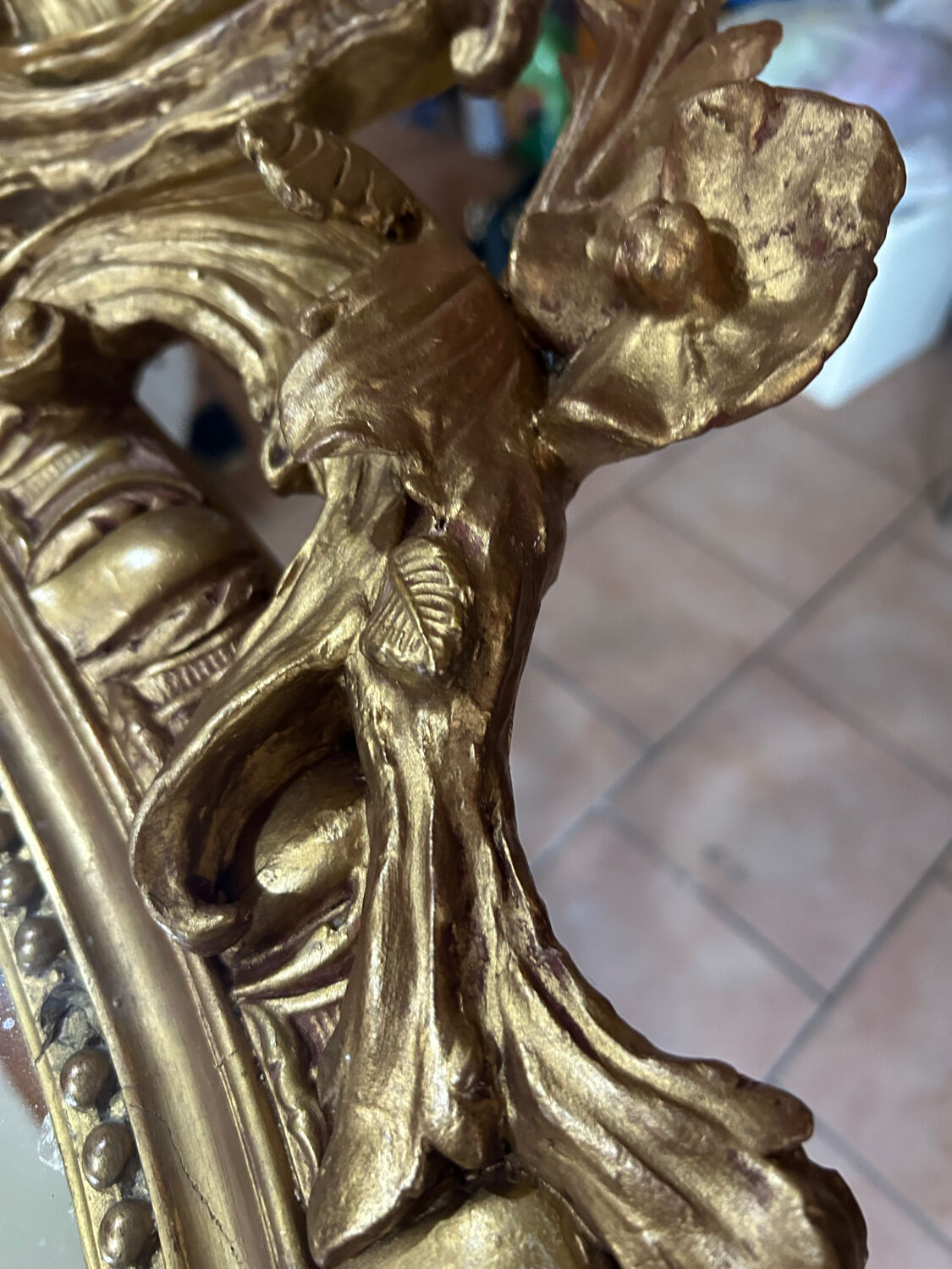 Golden mirror high 2m old